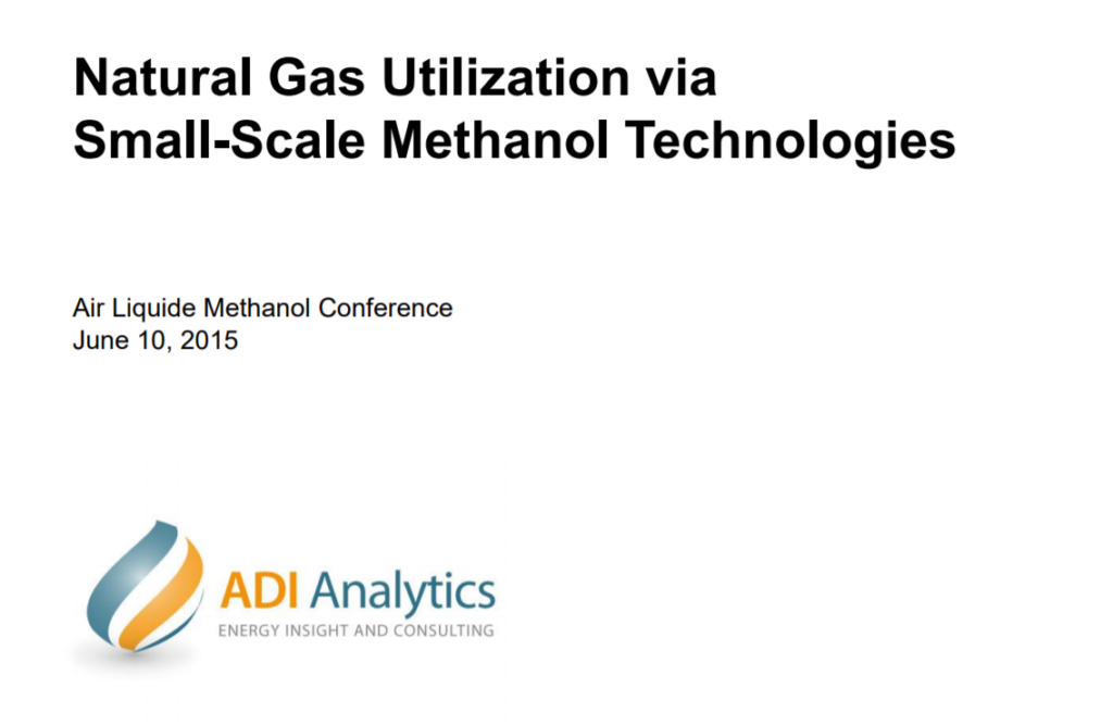 2015 Air Liquide Methanol Adi Analytics