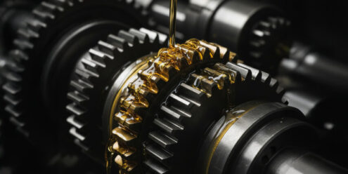 Engine gear lubrication
